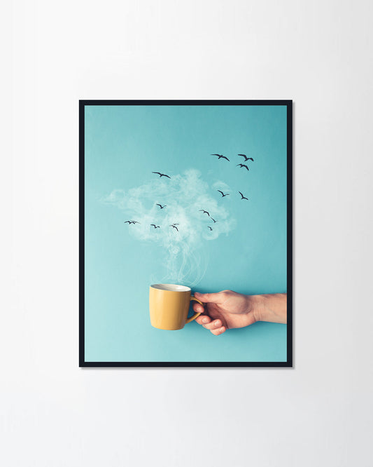 Clouds and birds