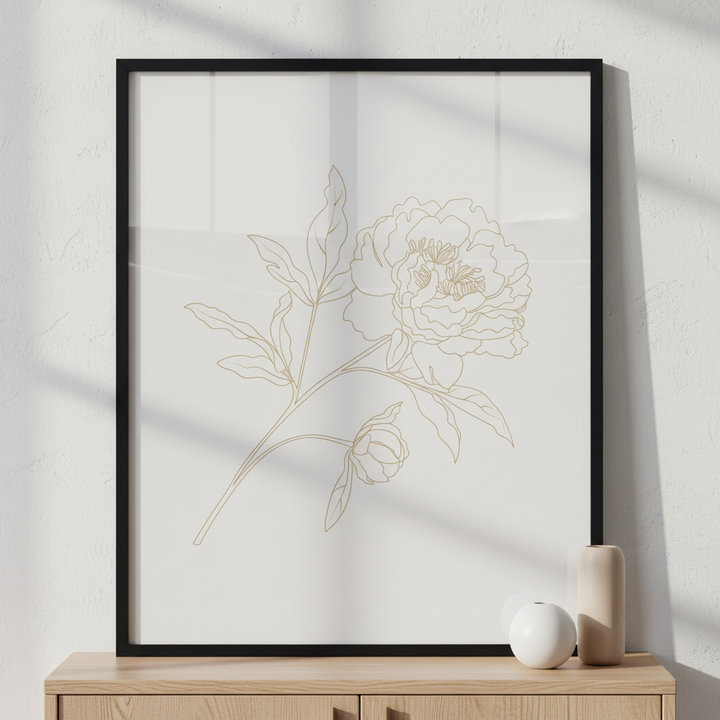 Peony flower