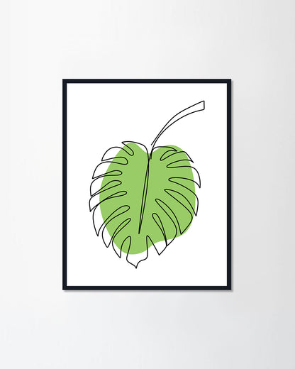 Monstera leaf I