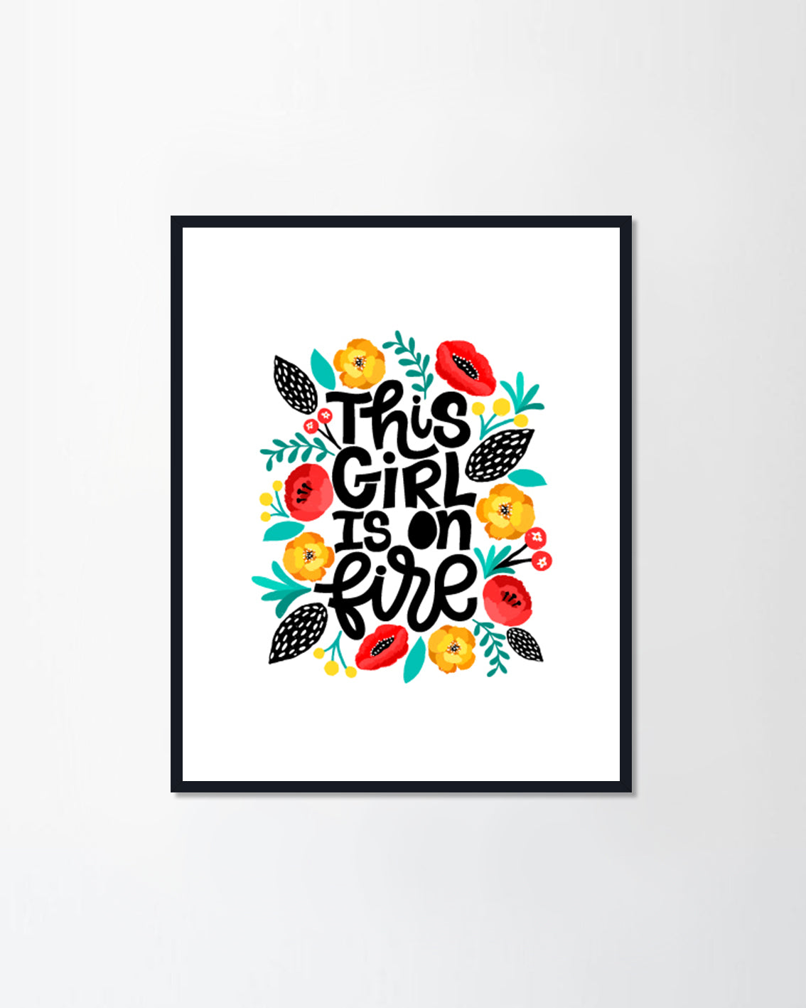 This girl is on fire