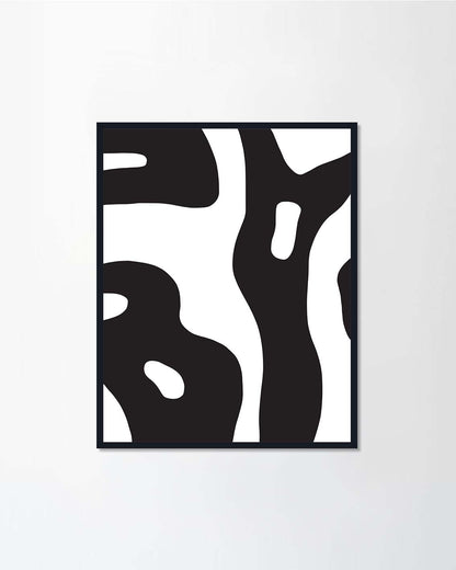 Mid century modern abstract art