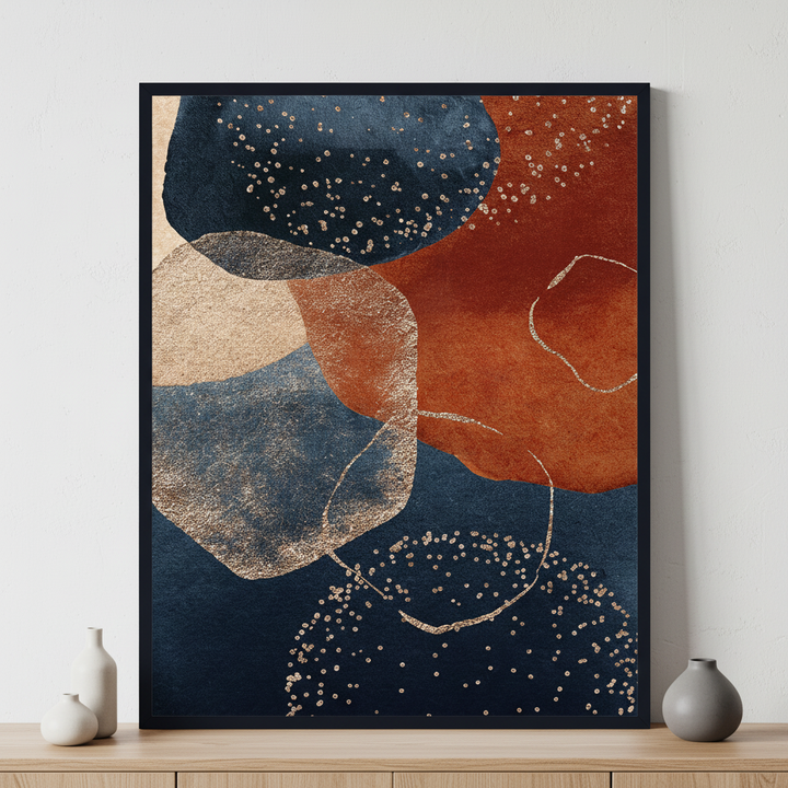Abstract modern print set