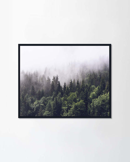Slope in low lying cloud