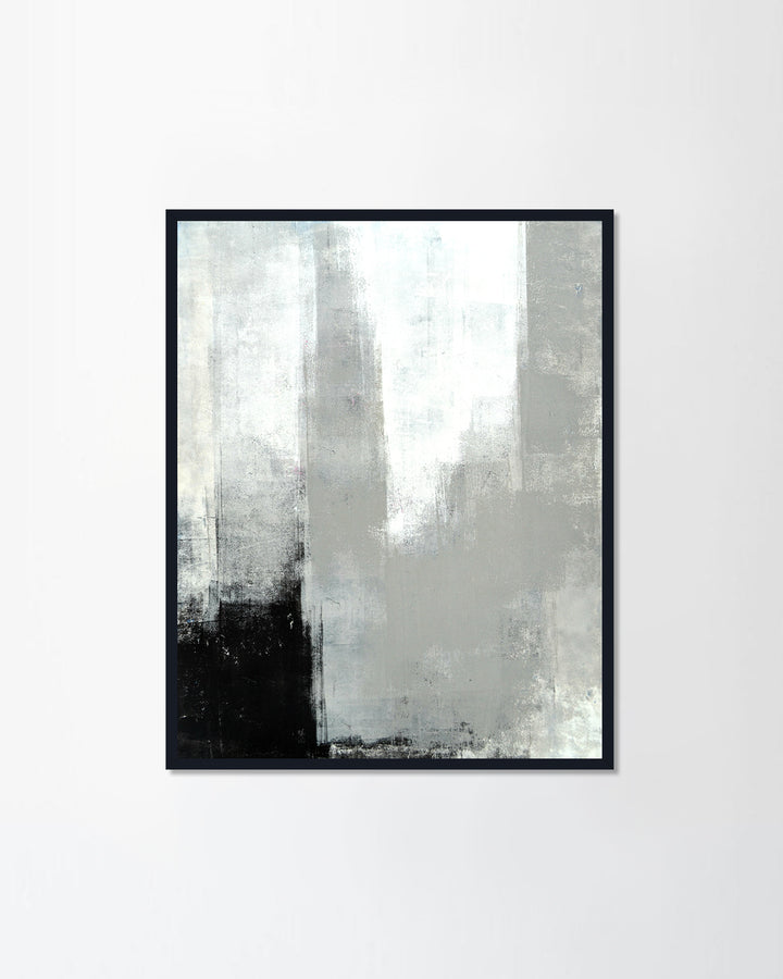 Grey Abstract Art Painting