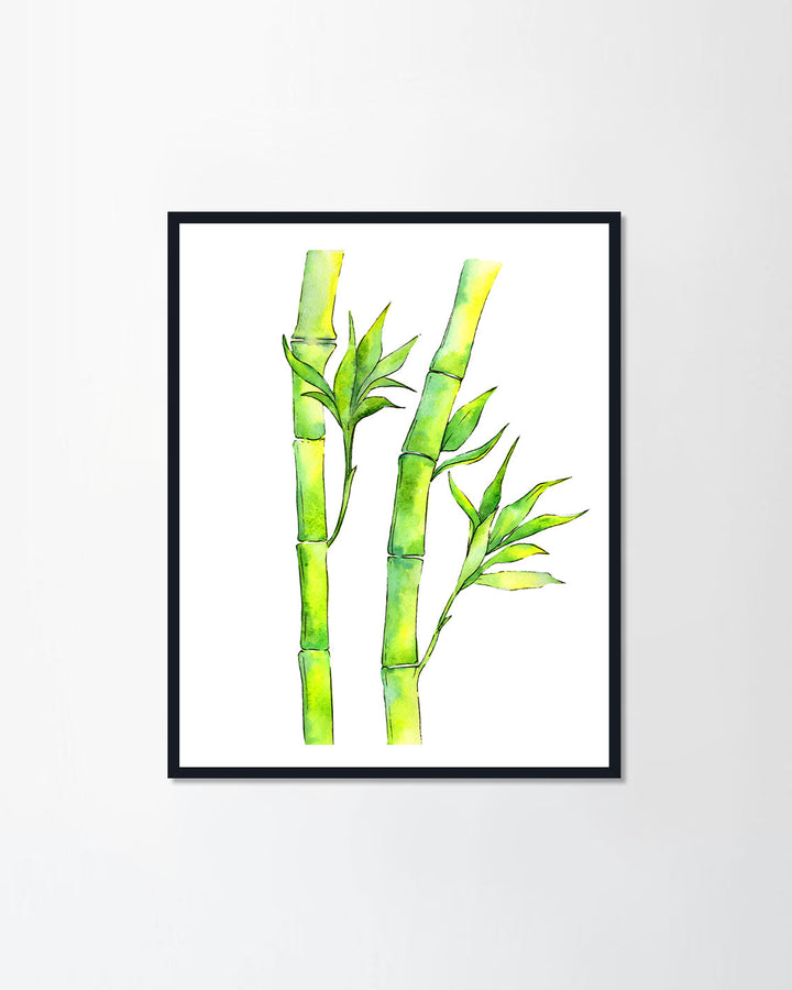Tropical bamboo tree