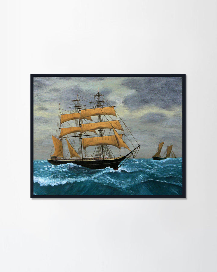 Clipper Ships at Sea