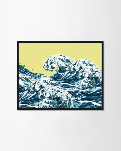 Sea high waves