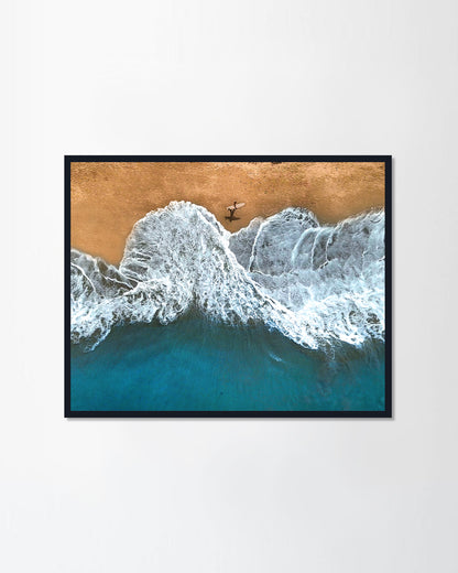 Splashing ocean
