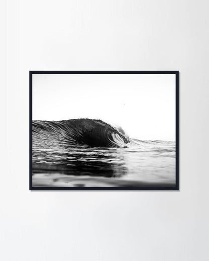 Wave breaking on a beach in New York