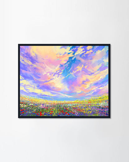 Flowers in field