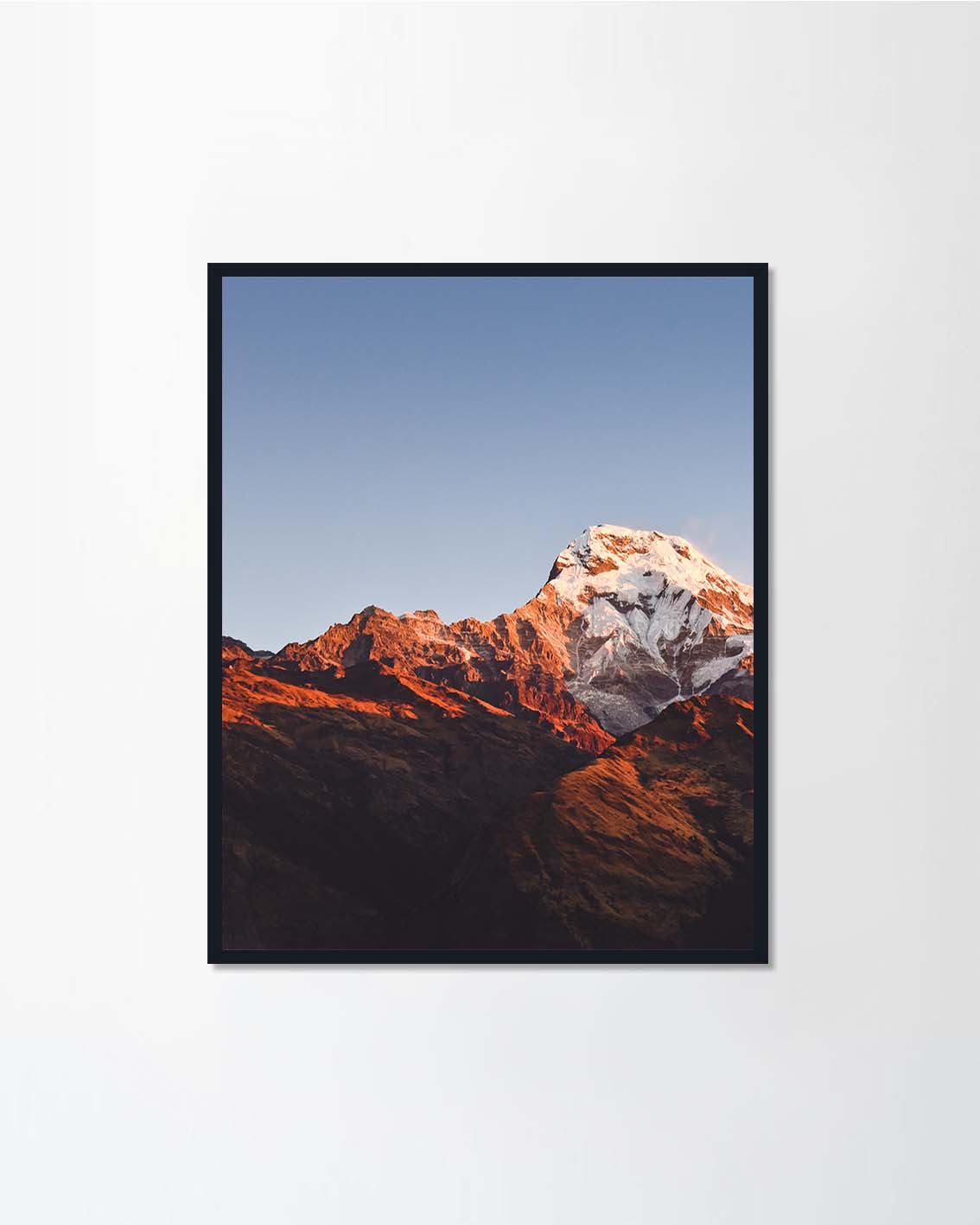 Tadapani village in Himalayas, Nepal.