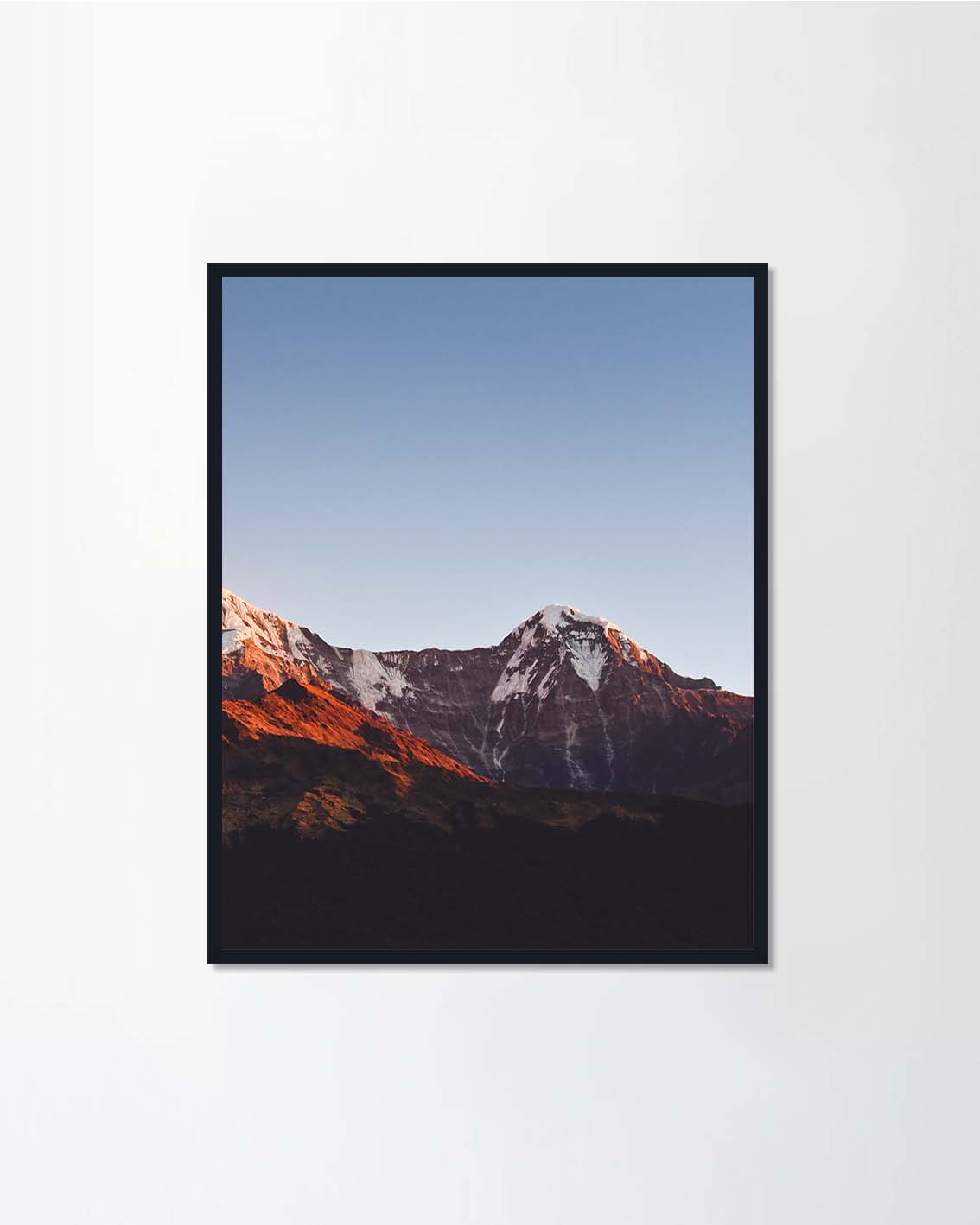 Tadapani village in Himalayas, Nepal.