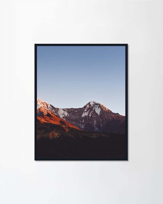 Tadapani village in Himalayas, Nepal.