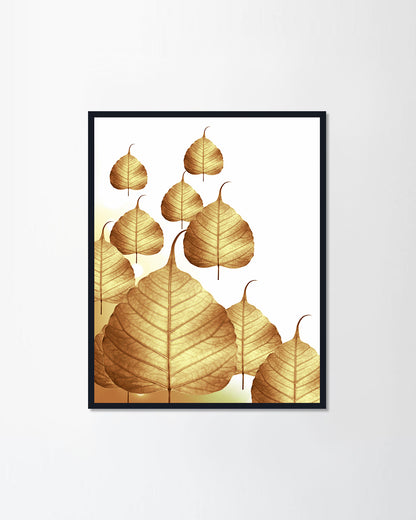 Sacred fig leaf