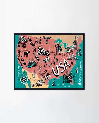 Map of USA