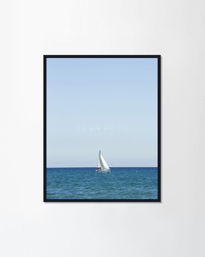 White Sailboat