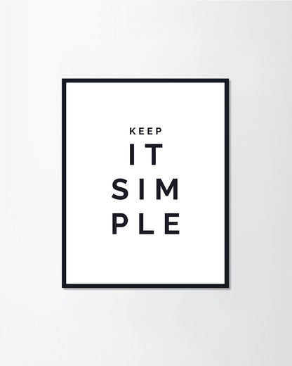 Keep It Simple