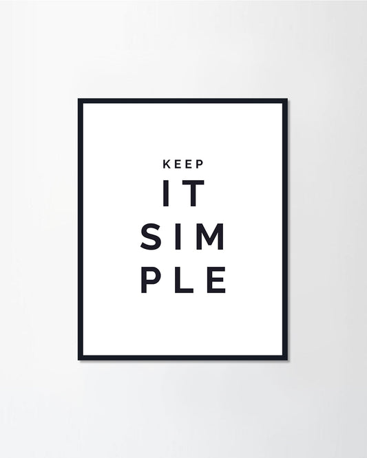 Keep It Simple