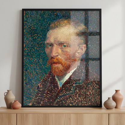 Vincent van Gogh ภาพติดผังสไตล์สแกนดิเนเวีย สำหรับตกแต่งบ้านและคอนโด พร้อมกรอบคุณภาพ