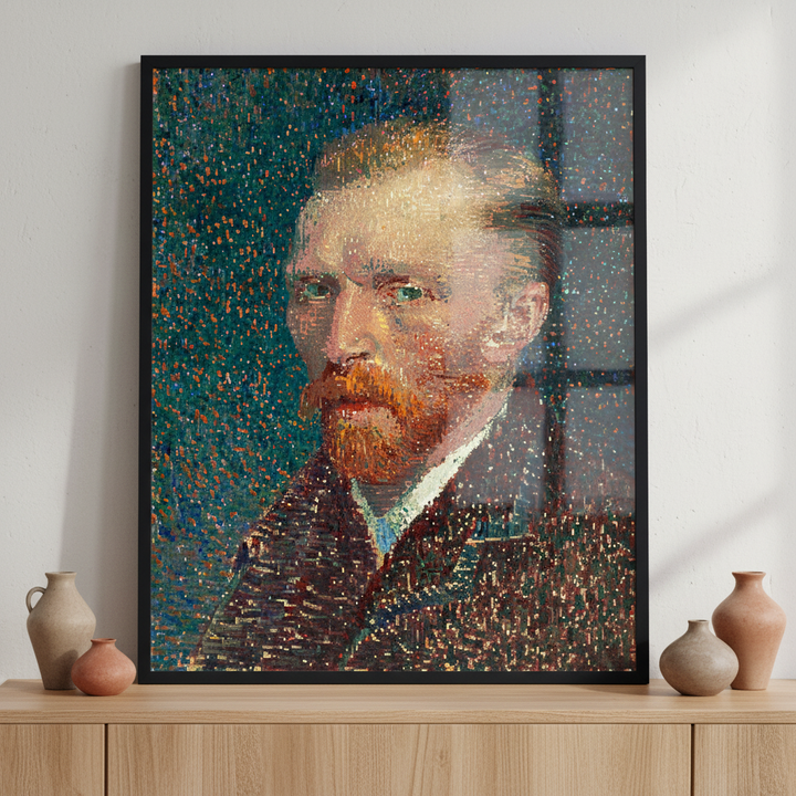 Vincent van Gogh ภาพติดผังสไตล์สแกนดิเนเวีย สำหรับตกแต่งบ้านและคอนโด พร้อมกรอบคุณภาพ