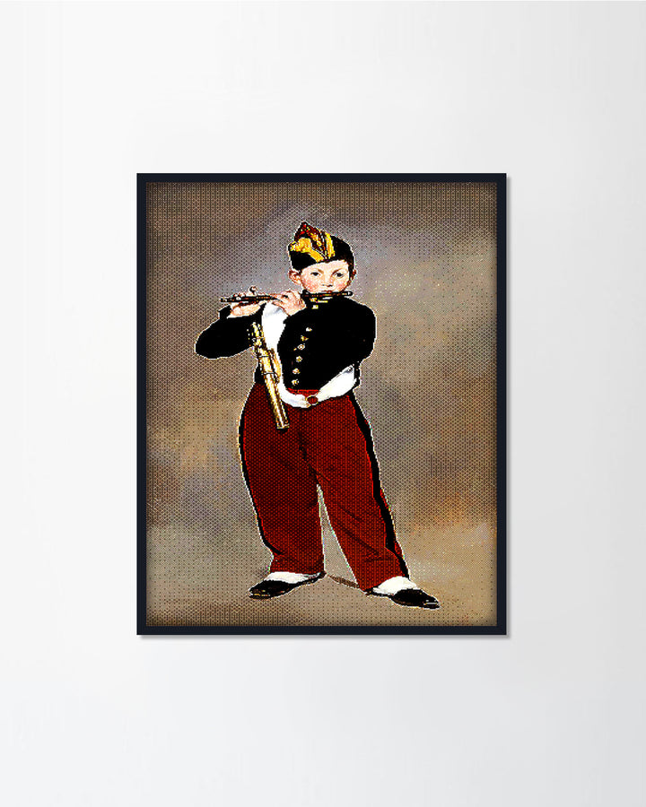Young Flautist - Edouard Manet