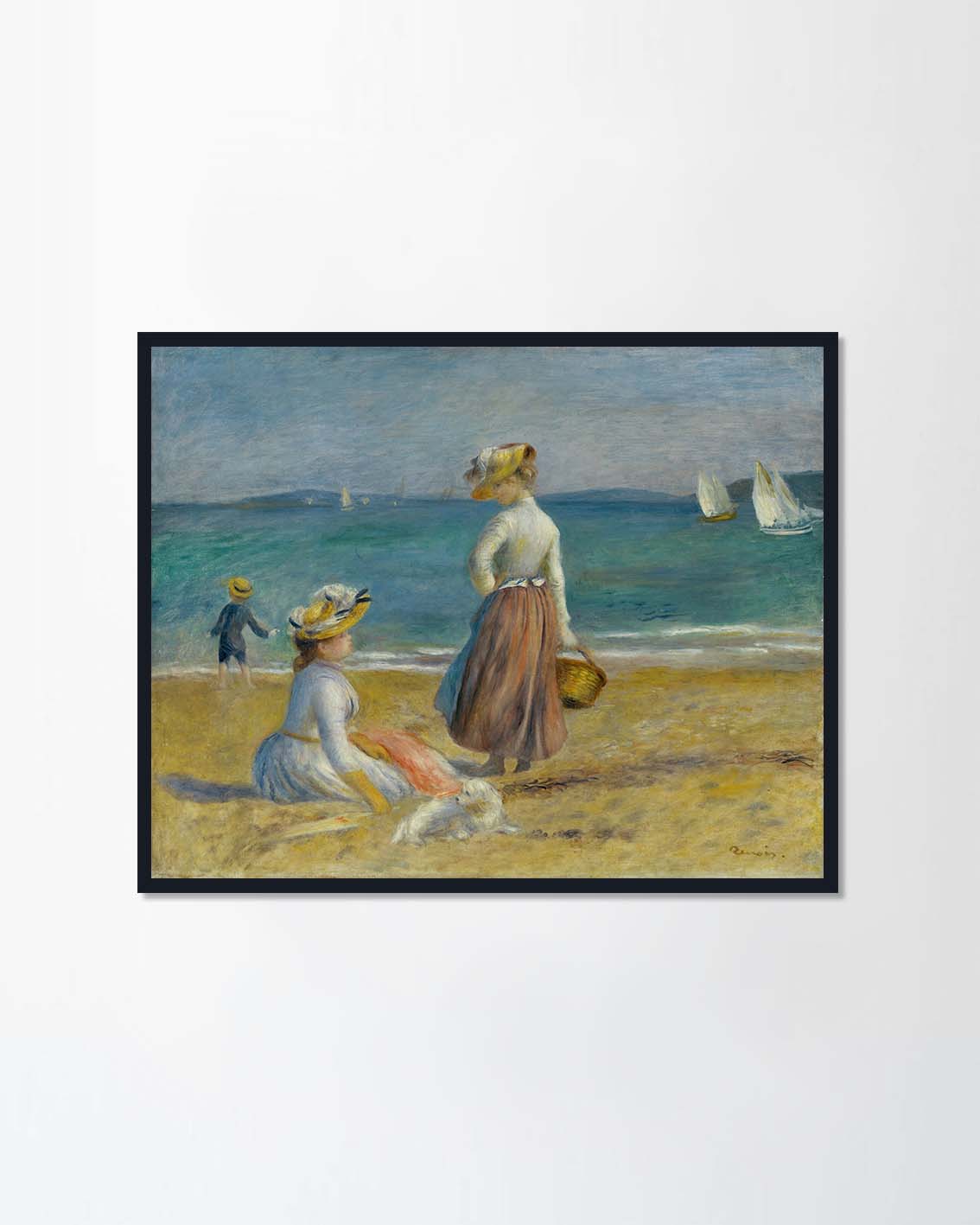 Figures on the Beach, by Auguste Renoir, 1890