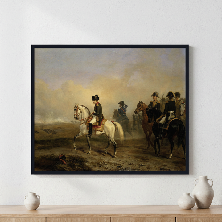 Emperor Napoleon ภาพติดผังสไตล์สแกนดิเนเวีย สำหรับตกแต่งบ้านและคอนโด พร้อมกรอบคุณภาพ