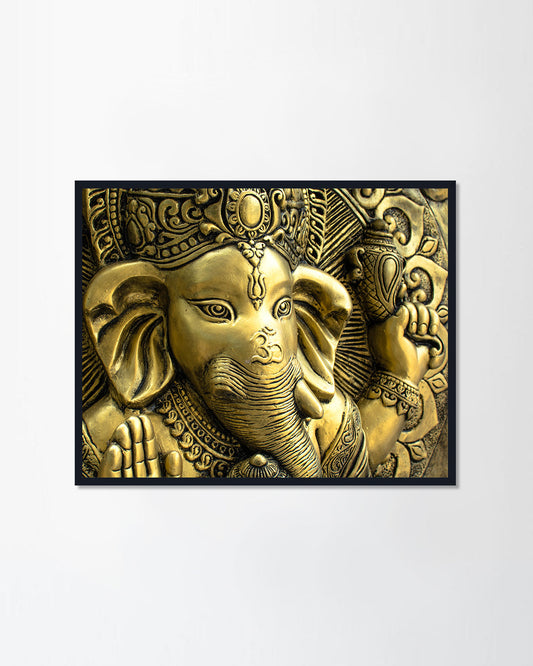 Golden Hindu God Ganesh