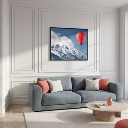Snowcapped mountain