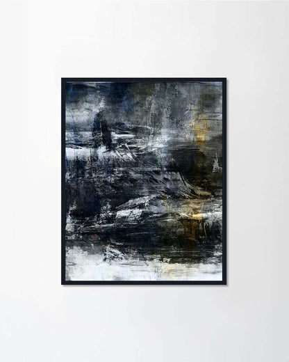 Gold and blue blots