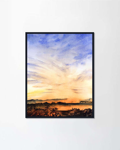 Whimsical clouds floa