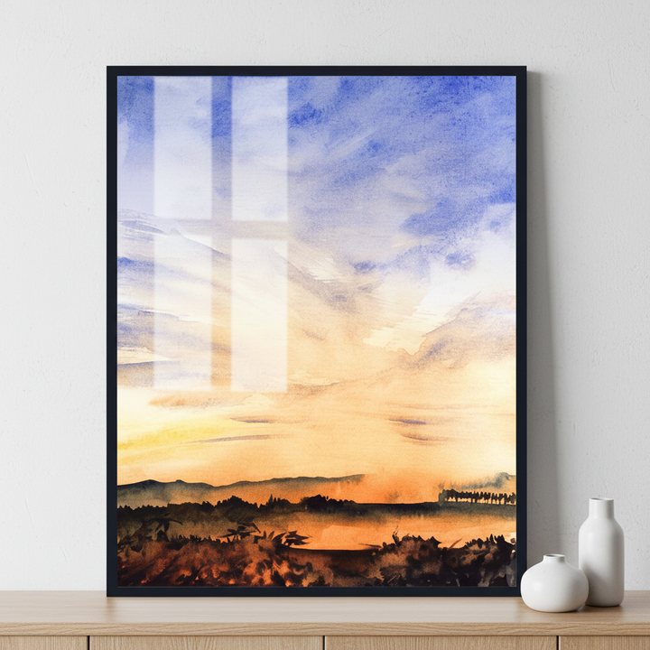 Whimsical clouds floa