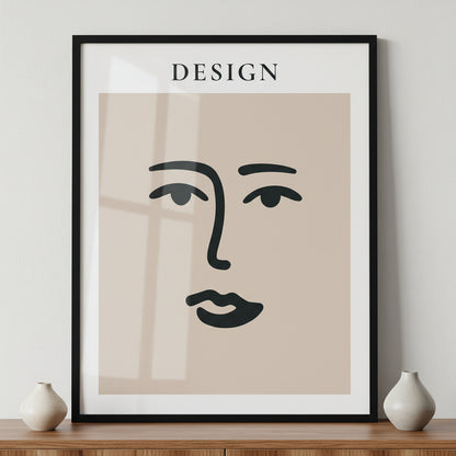 Matisse inspired ภาพติดผังสไตล์นามธรรม สำหรับตกแต่งบ้านและคอนโด พร้อมกรอบคุณภาพ