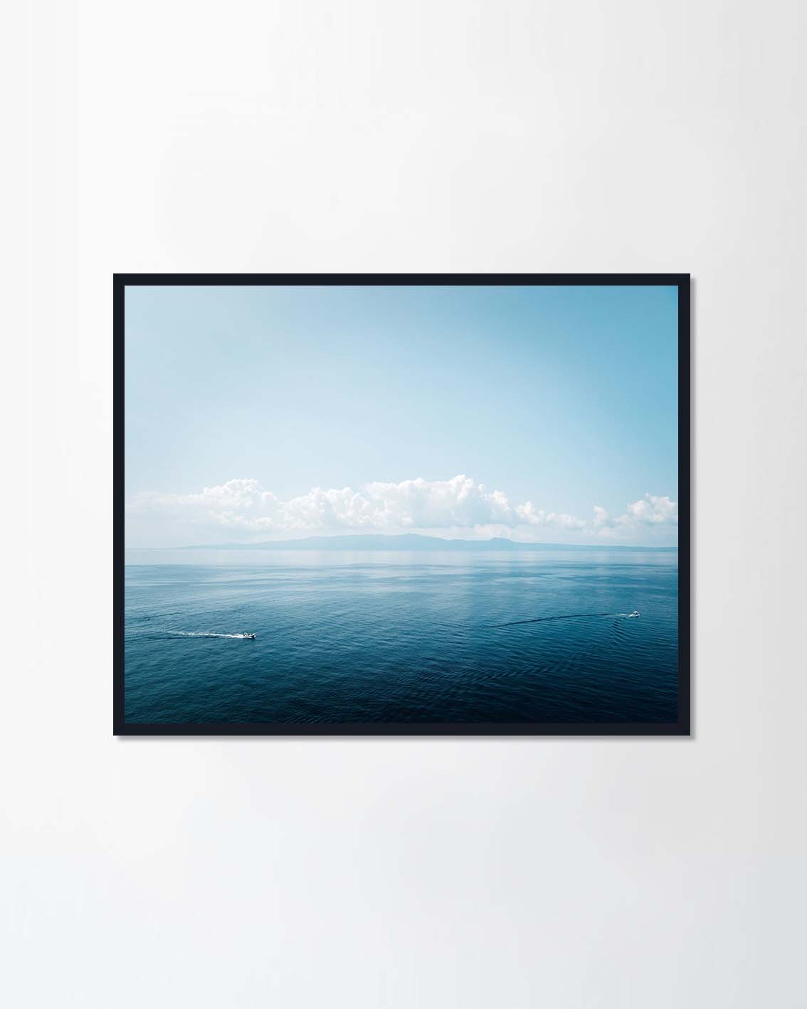 Incredibly blue sea in Greece