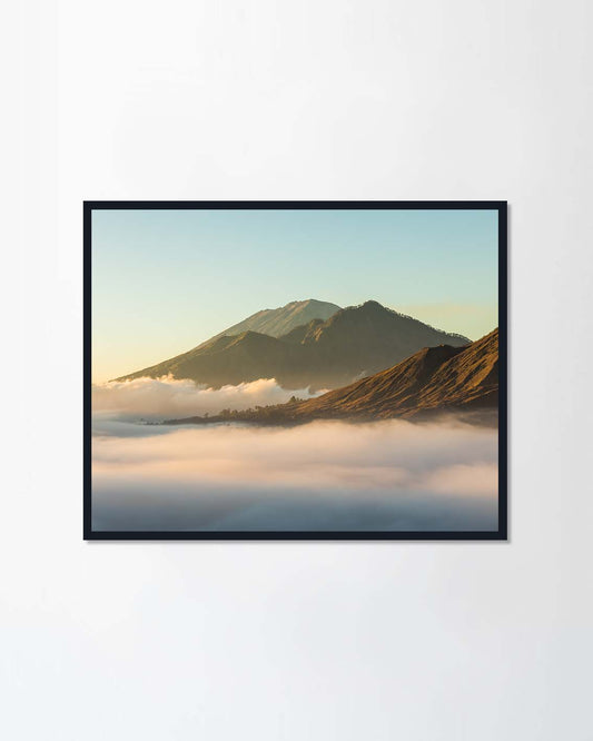 Abang and Agung volcano in Bali (Canvas)