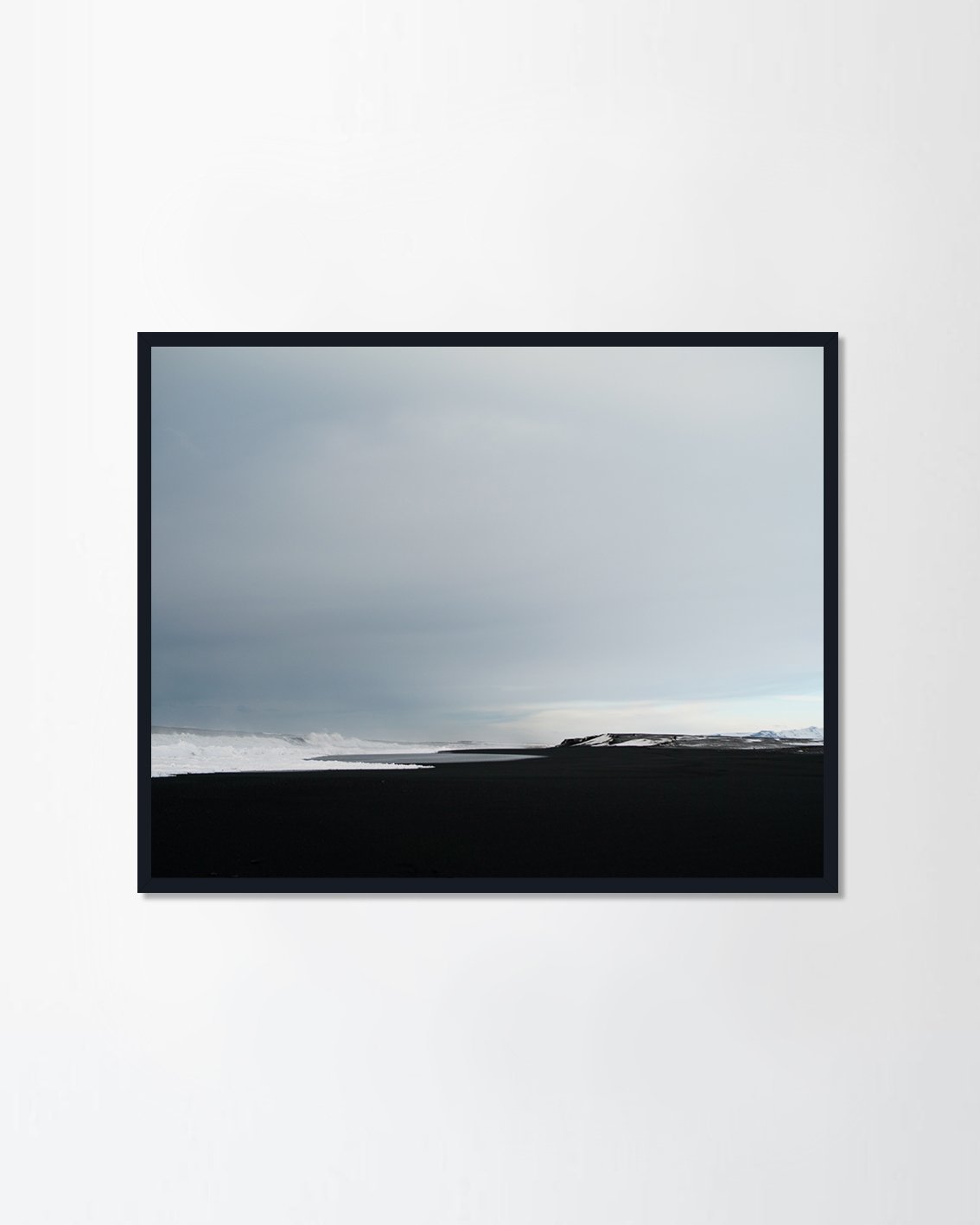 Sand beach in Iceland