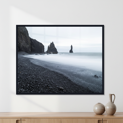 Iceland ภาพติดผังสไตล์วิวธรรมชาติ สำหรับตกแต่งบ้านและคอนโด พร้อมกรอบคุณภาพ
