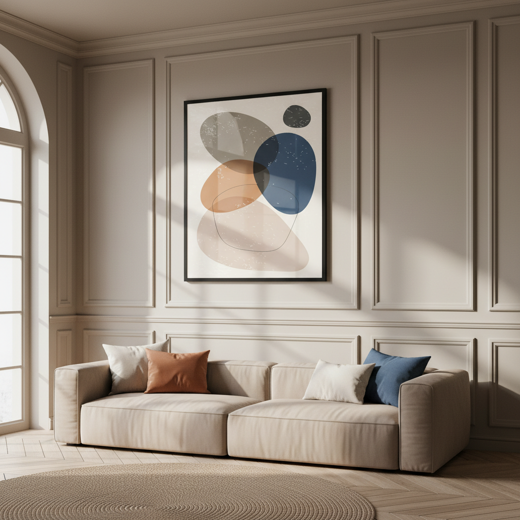 Abstract organic shapes