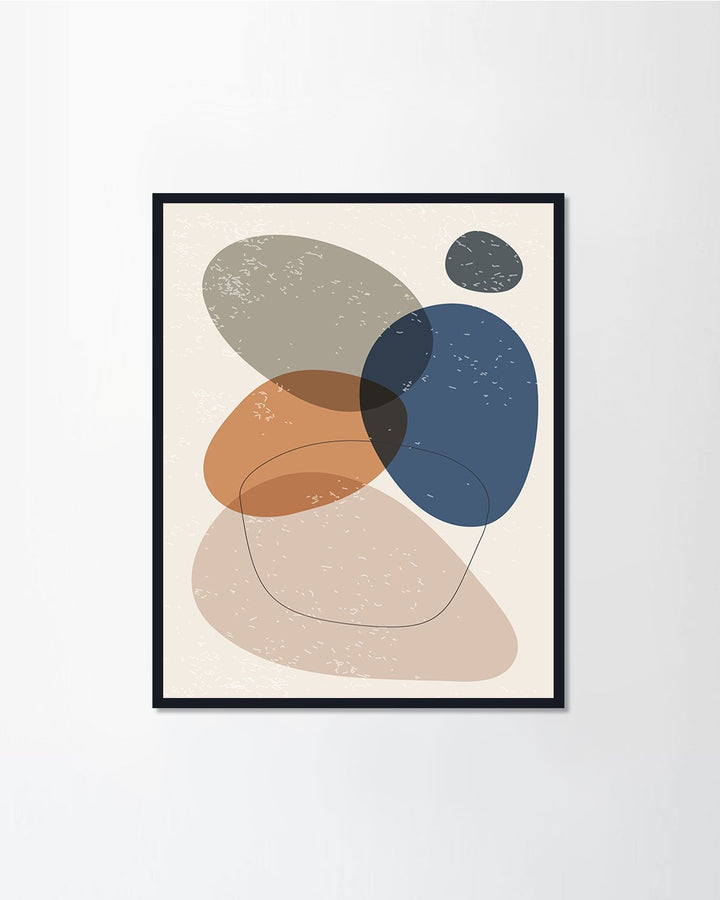 Abstract organic shapes