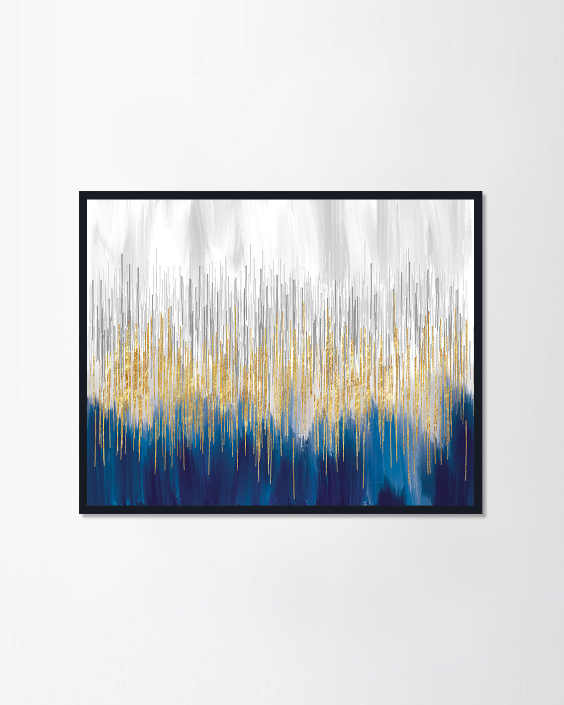 Gold and blue painting