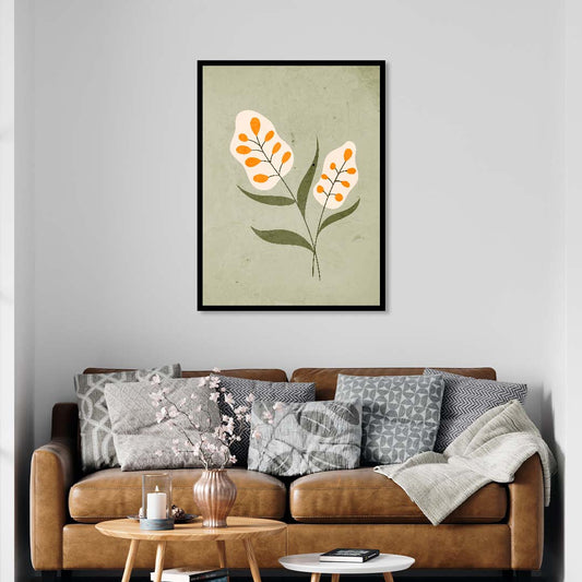 Abstract Plant Art design