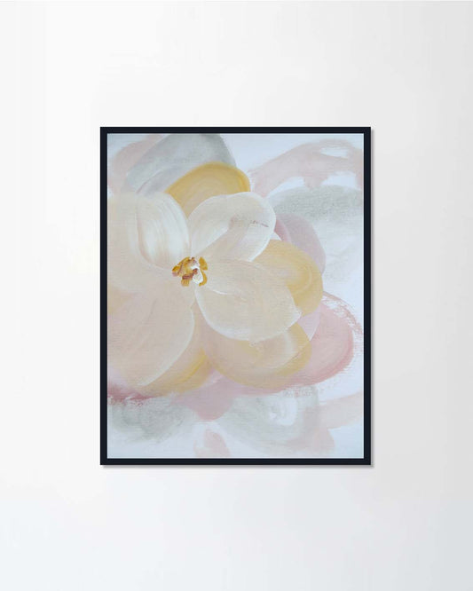 Light And Soft Oil Painting Flower