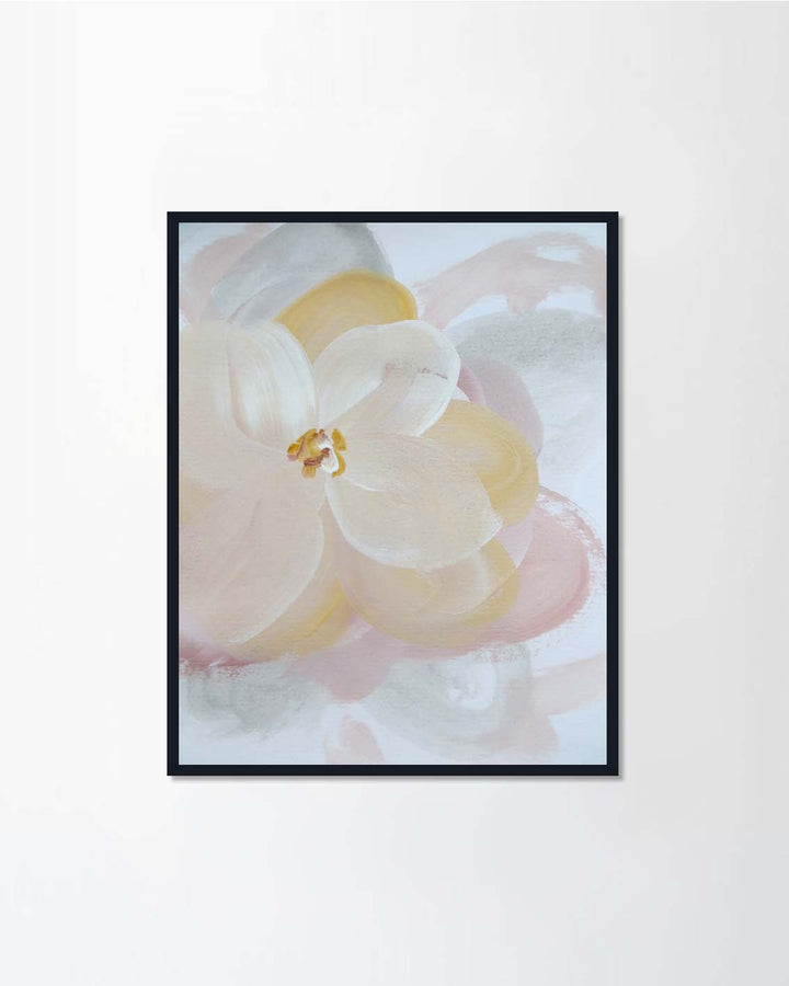Light And Soft Oil Painting Flower