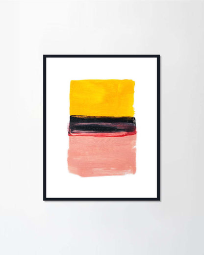 Brushstrokes of paint