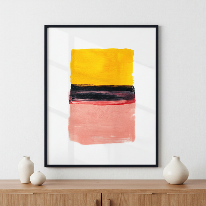 Brushstrokes of paint