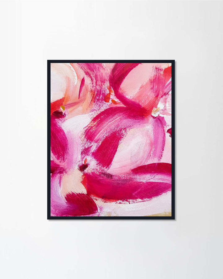 Abstract flower painting