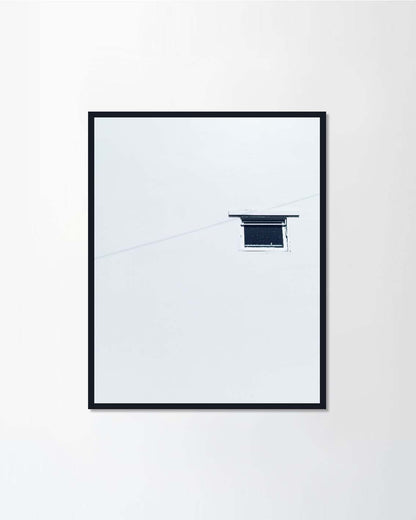 White wall with window