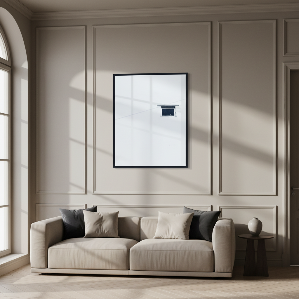 White wall with window