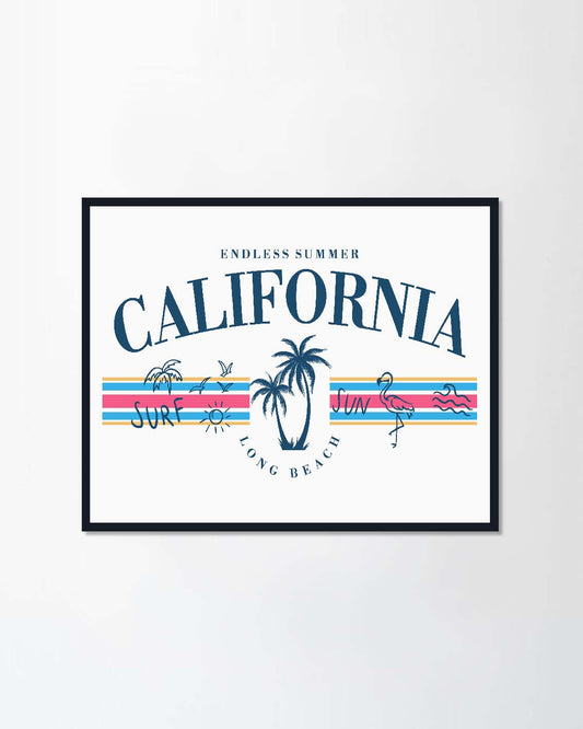 California vector illustration