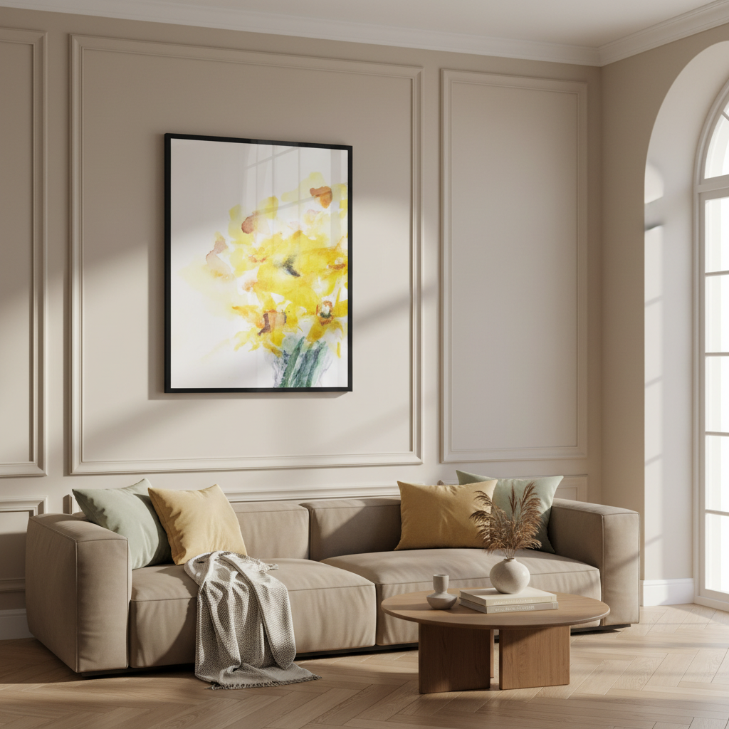 Yellow Narcissus flower